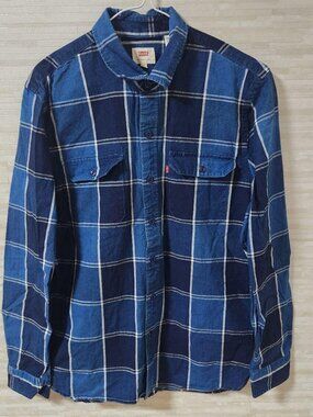 Godwer Long Sleeve Checkered Vintage Shirt
